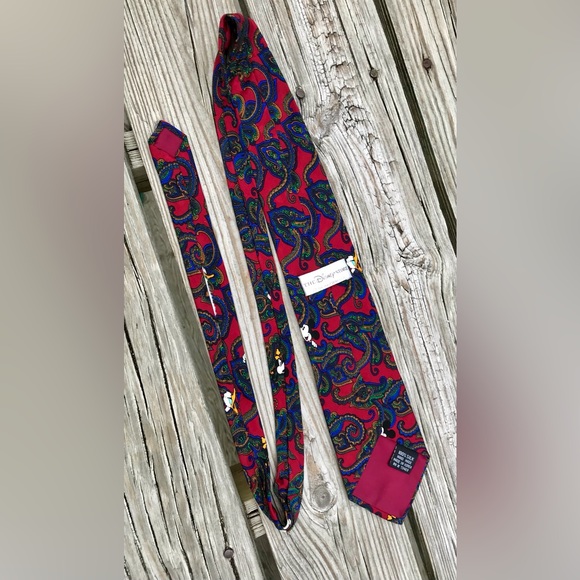 Mens WALT DISNEY WORLD Mickey Mouse Print Tie Goofy Donald Silk Tie Lot One Size - Picture 12 of 15